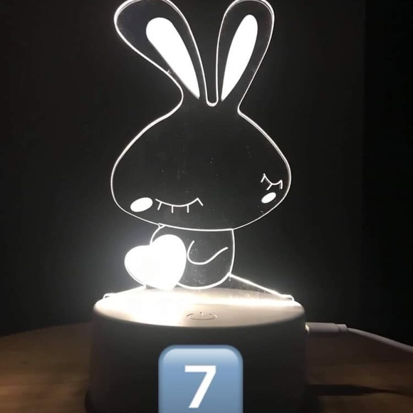 3D illusion LED night light - Picture 1 of 1